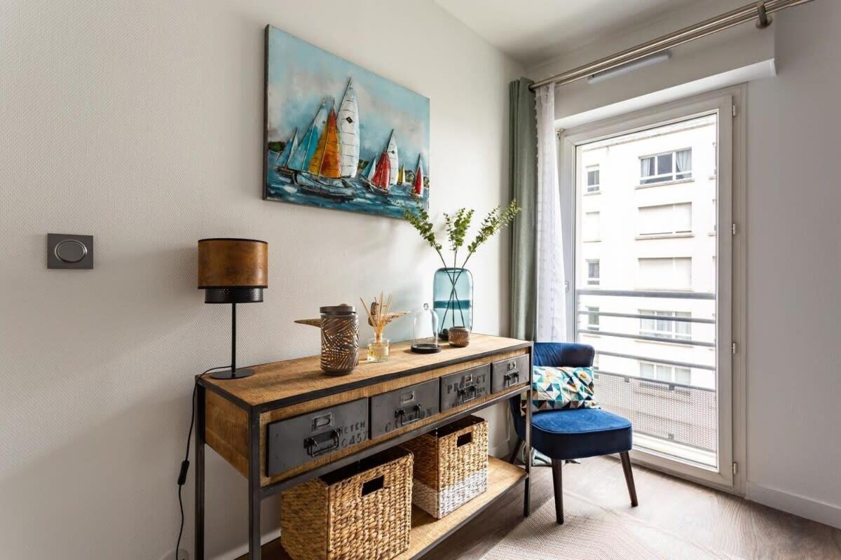 Le Saint Helier -Appartement Cosy Et Calme Parking Rennes Exterior foto